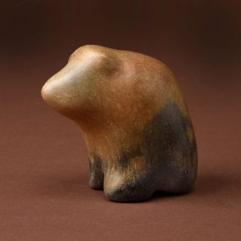 West Fork Studio Pit Fired Bear Rattle By Mimi Booth